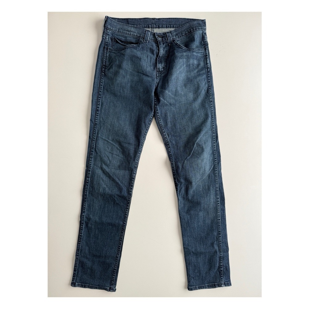 LEVIS 511 Slim Fit Straight Jean Mens 31x32 (30x31) Blue Stretch Denim Mid-Rise